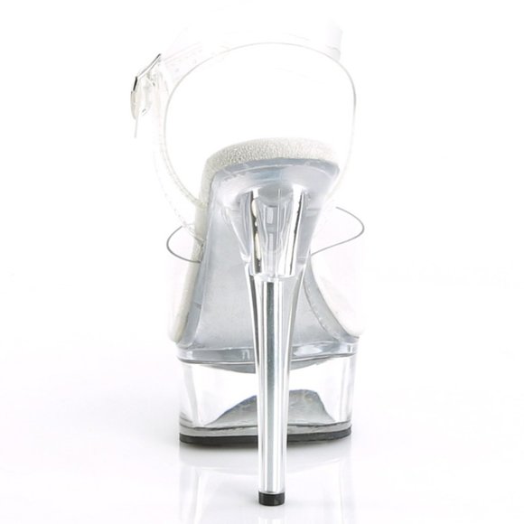 Platform Clear High Heel Shoes - Picture 5 of 5